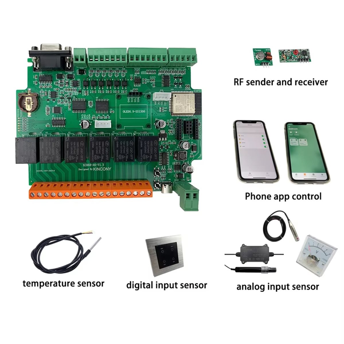 Home Automation Systems Diy - KC868-A6 Development Board MQTT Web HTTP