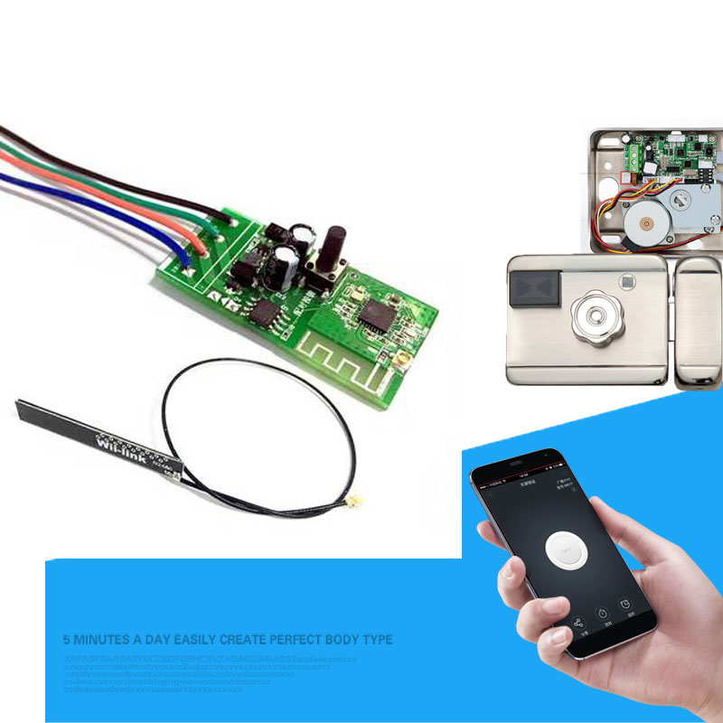 Home Automation Technology - 12V WiFi Smart Switch Electronic Lock