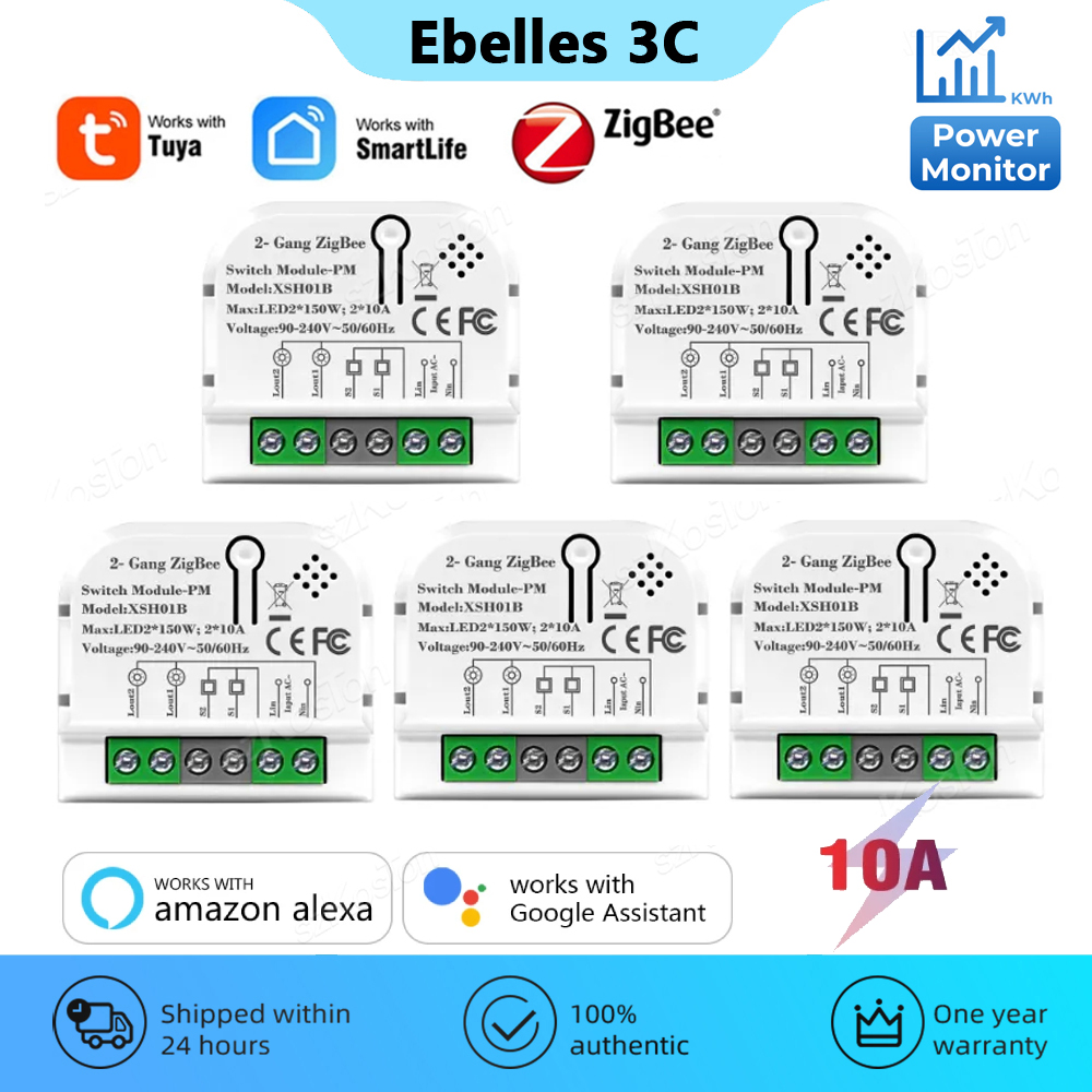 Home Automation Technology - 1/2 Channels 10A Tuya ZigBee Smart