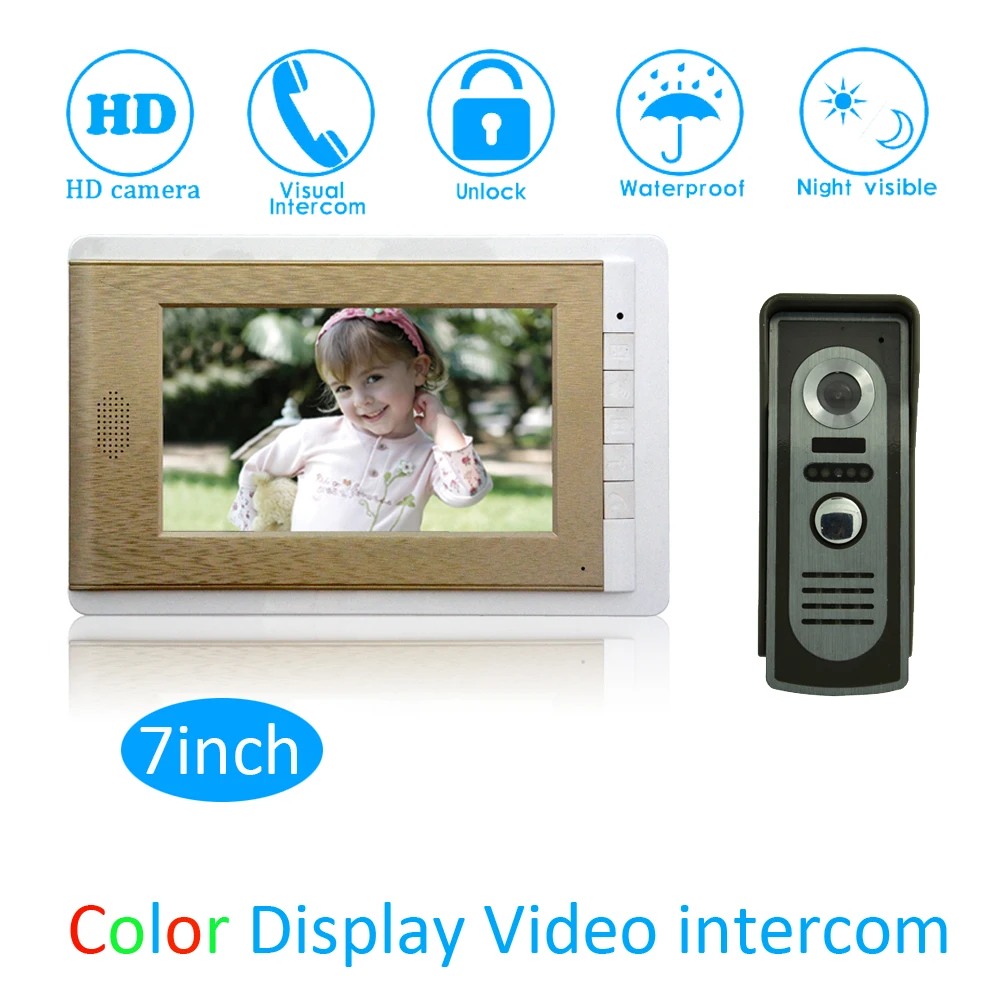 1 Set Smart Home Door Intercom - Smart Doorbell Wired recension och pris