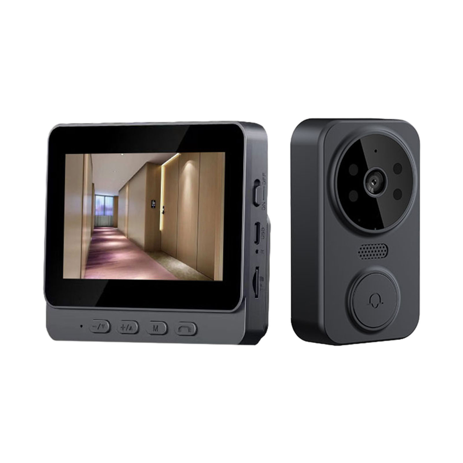 4.3 Inch IPS Screen 2.4G Wirel - Smart Doorbell Wired recension och pris