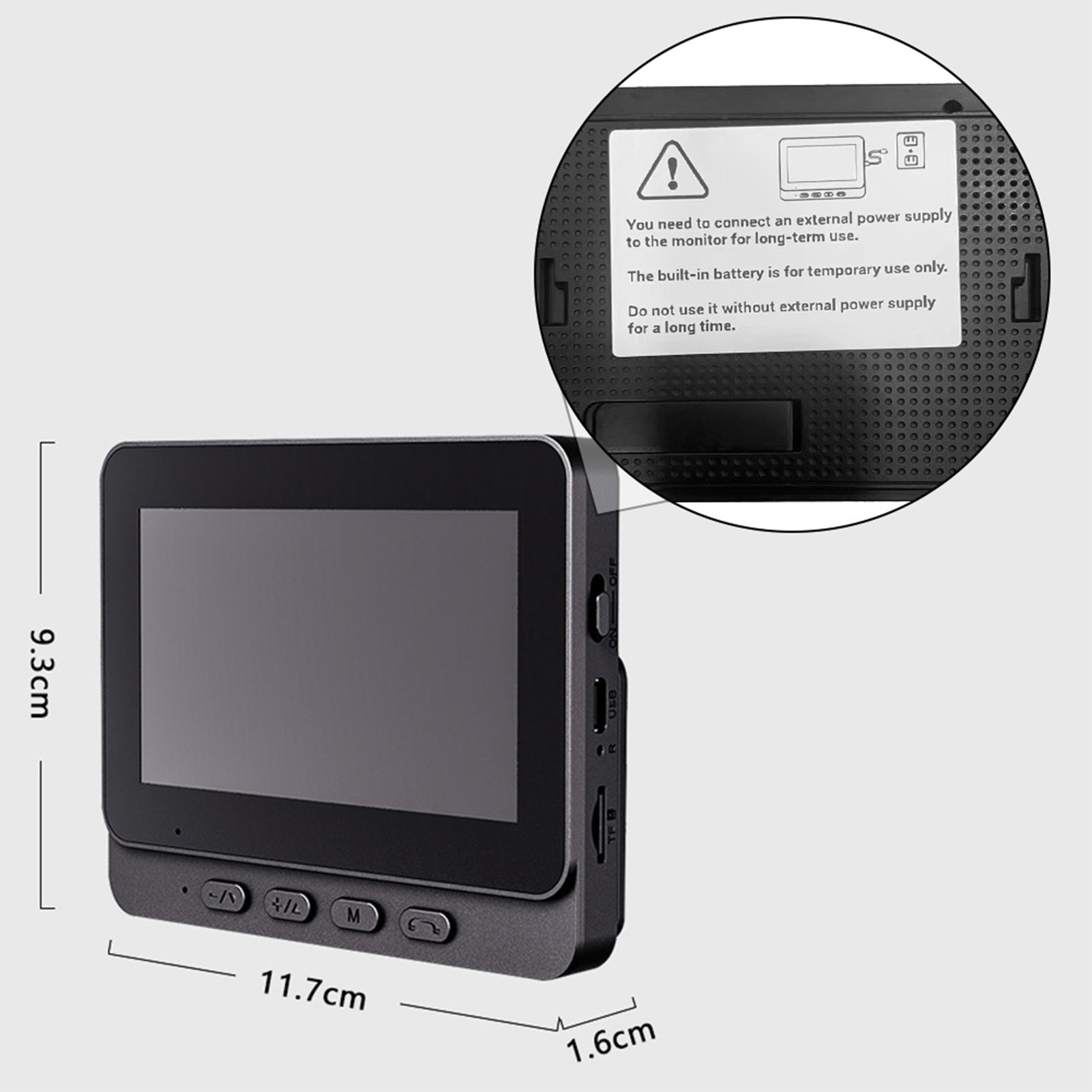 4.3 Inch IPS Screen 2.4G Wirel - Smart Doorbell Wired recension och pris