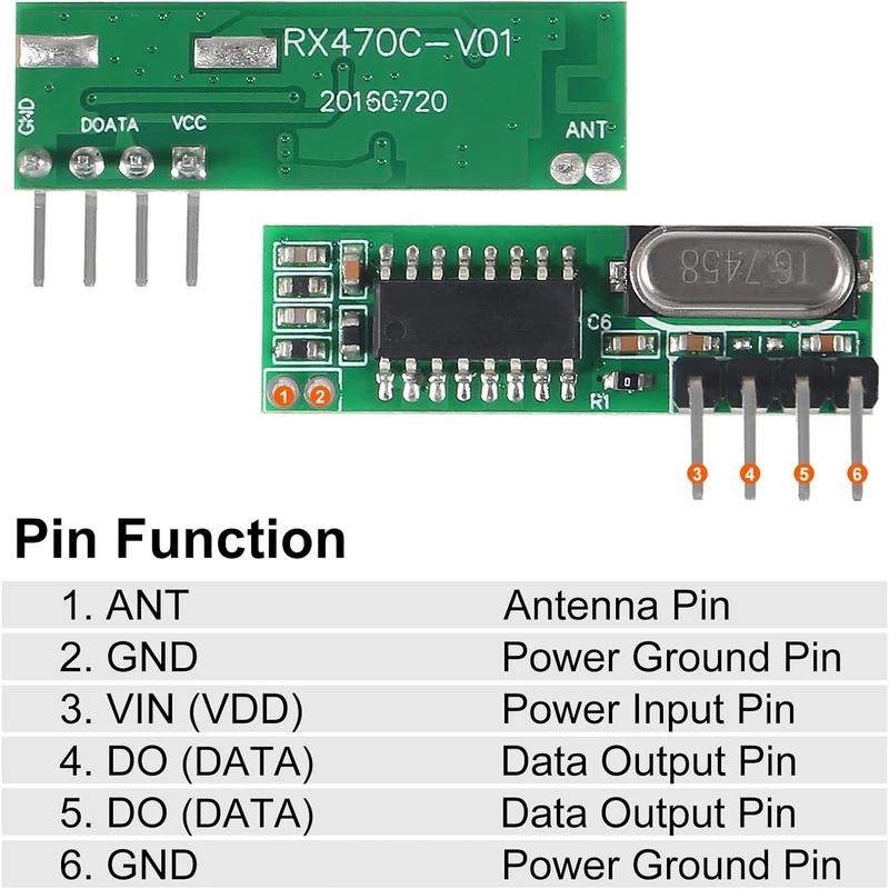 433mhz Wireless RF Transmitter - Home Automation Arduino recension och pris