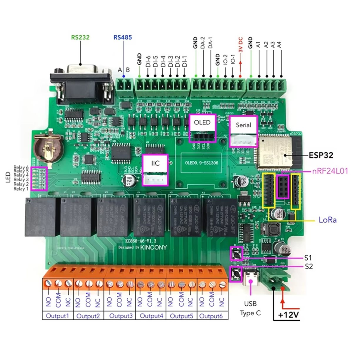 KC868-A6 Development Board MQT - Home Automation Systems Diy recension och pris