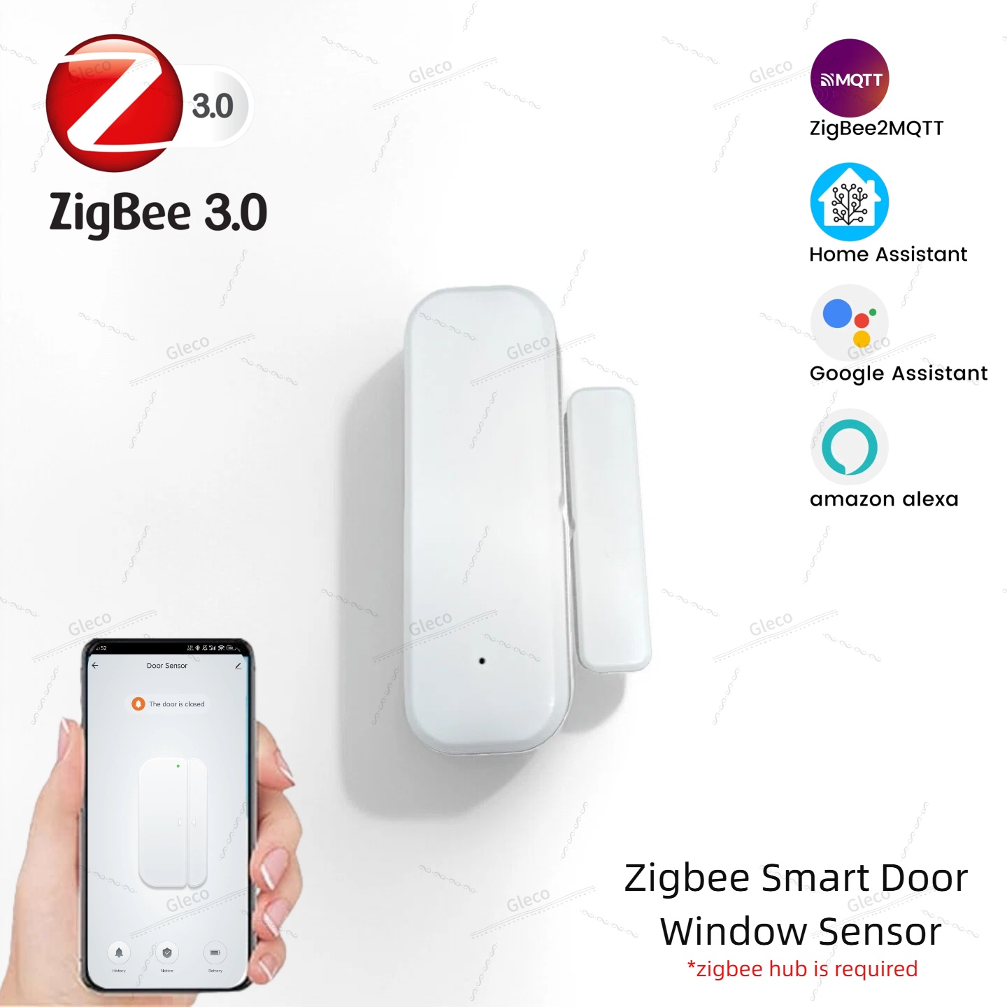Zigbee Window Door Sensor Dete - Home Automation Technology recension och pris