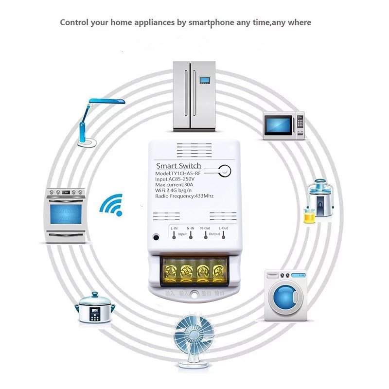 Wifi 30A 6600W 4000W Tuya Smar - Home Automation Technology recension och pris