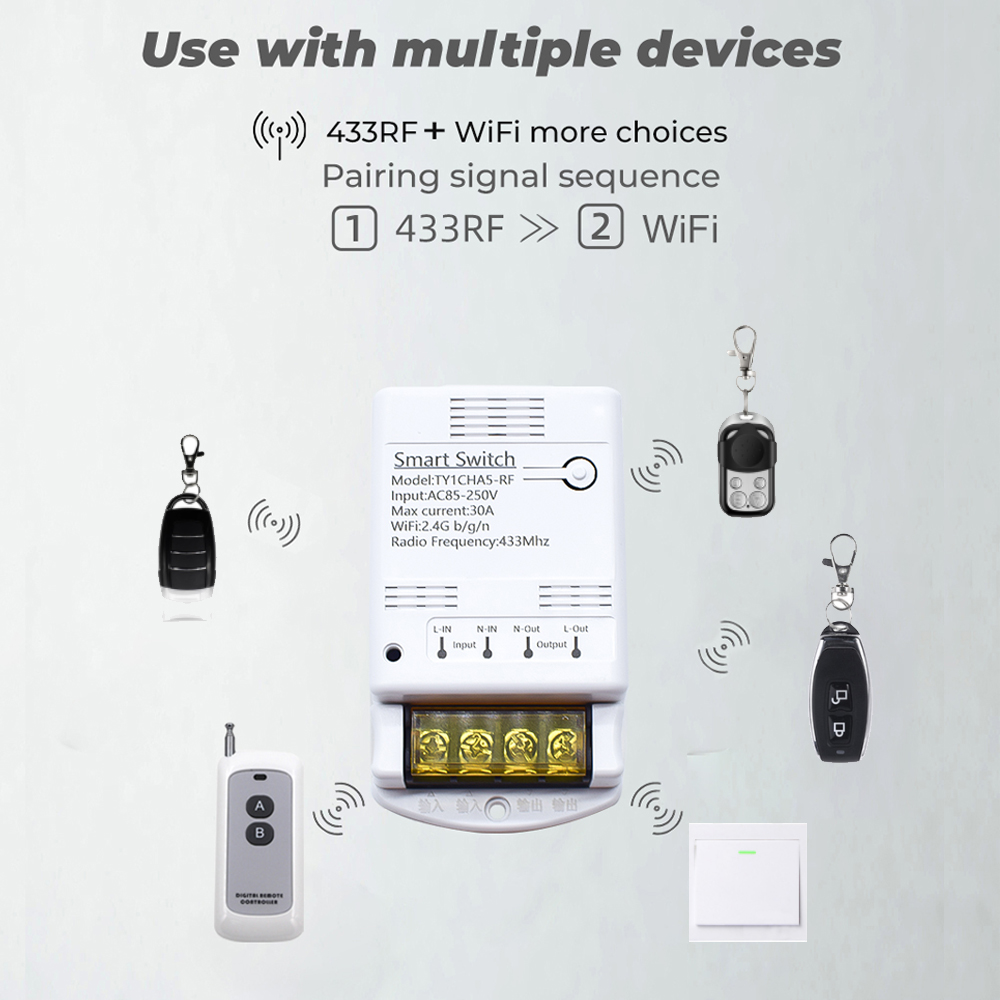 Wifi 30A 6600W 4000W Tuya Smar - Home Automation Technology recension och pris