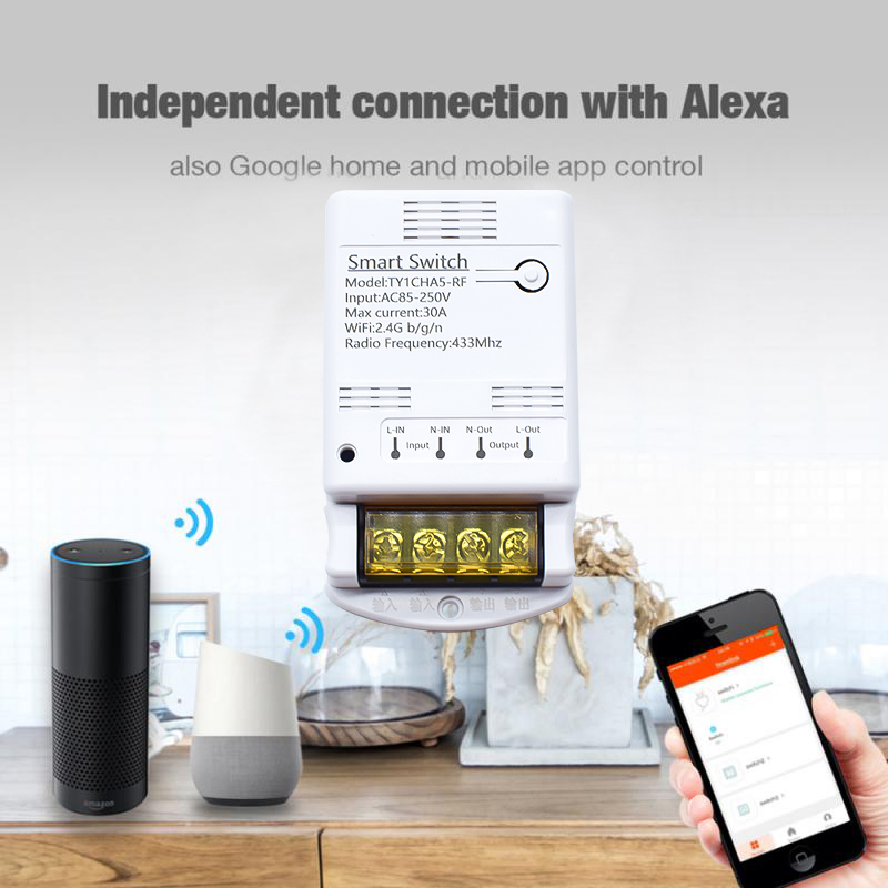 Wifi 30A 6600W 4000W Tuya Smar - Home Automation Technology recension och pris