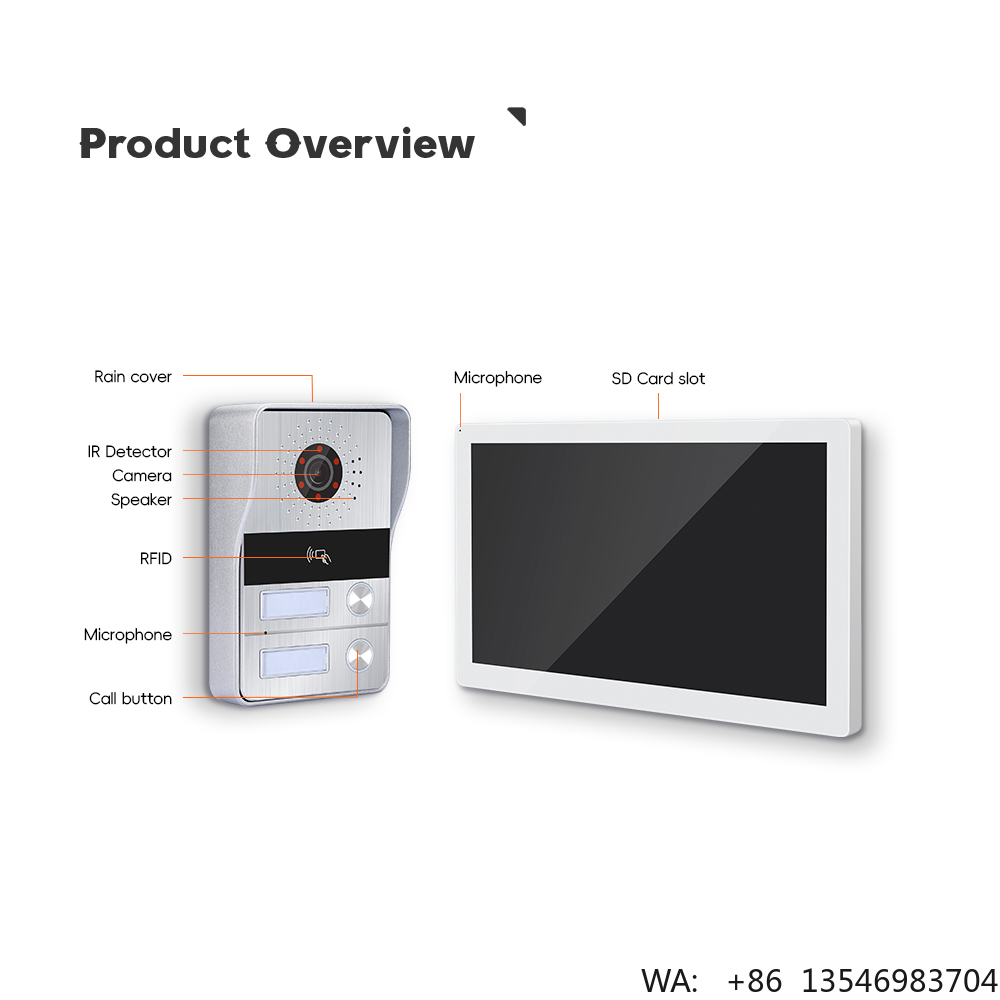 WIFI Smart Door Bell Ring Door - Smart Doorbell Wired recension och pris