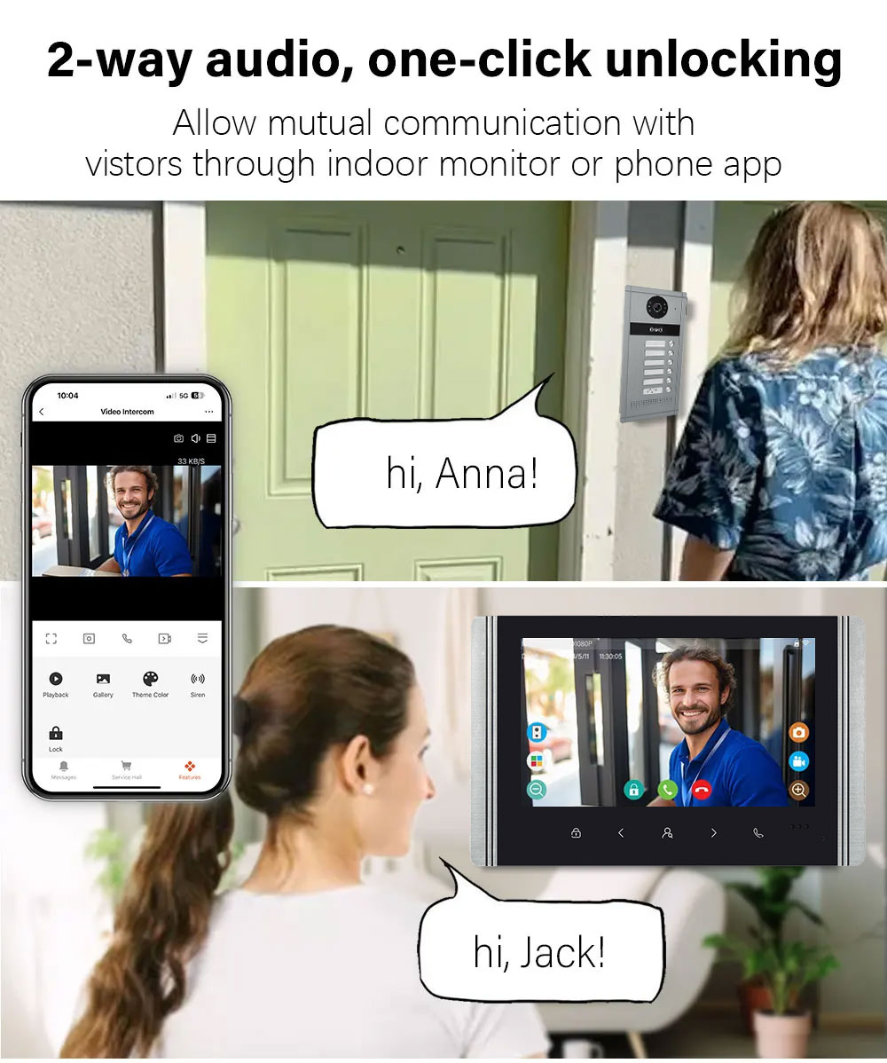 1080P Tuya Smart Video Doorpho - Smart Doorbell Wired recension och pris