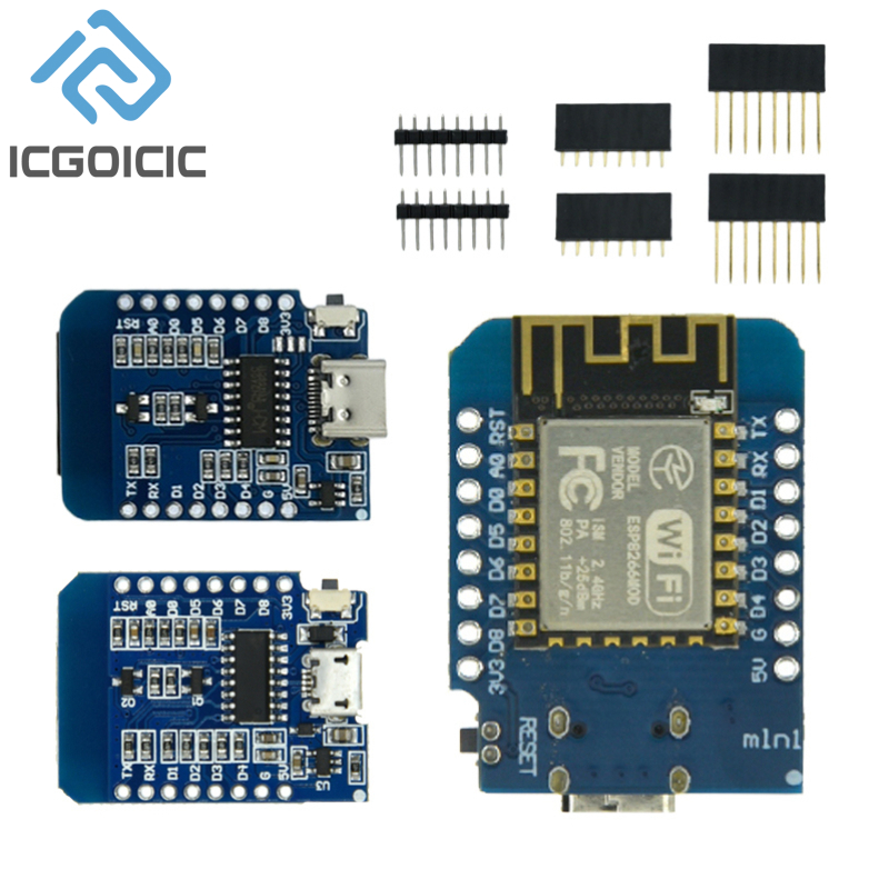 D1 Mini-Mini NodeMcu 4M Bytes  - Esp8266 Nodemcu Board recension och pris