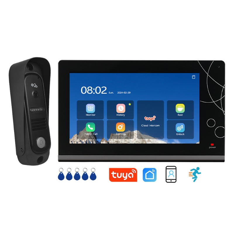 Smart Home 7 Inch WiFi Video D - Smart Doorbell Wired recension och pris