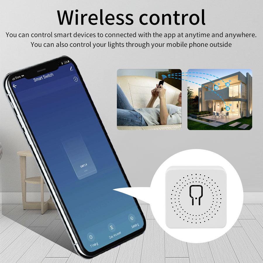 16A/20A WiFi Mini Smart Switch - Home Automation Technology recension och pris
