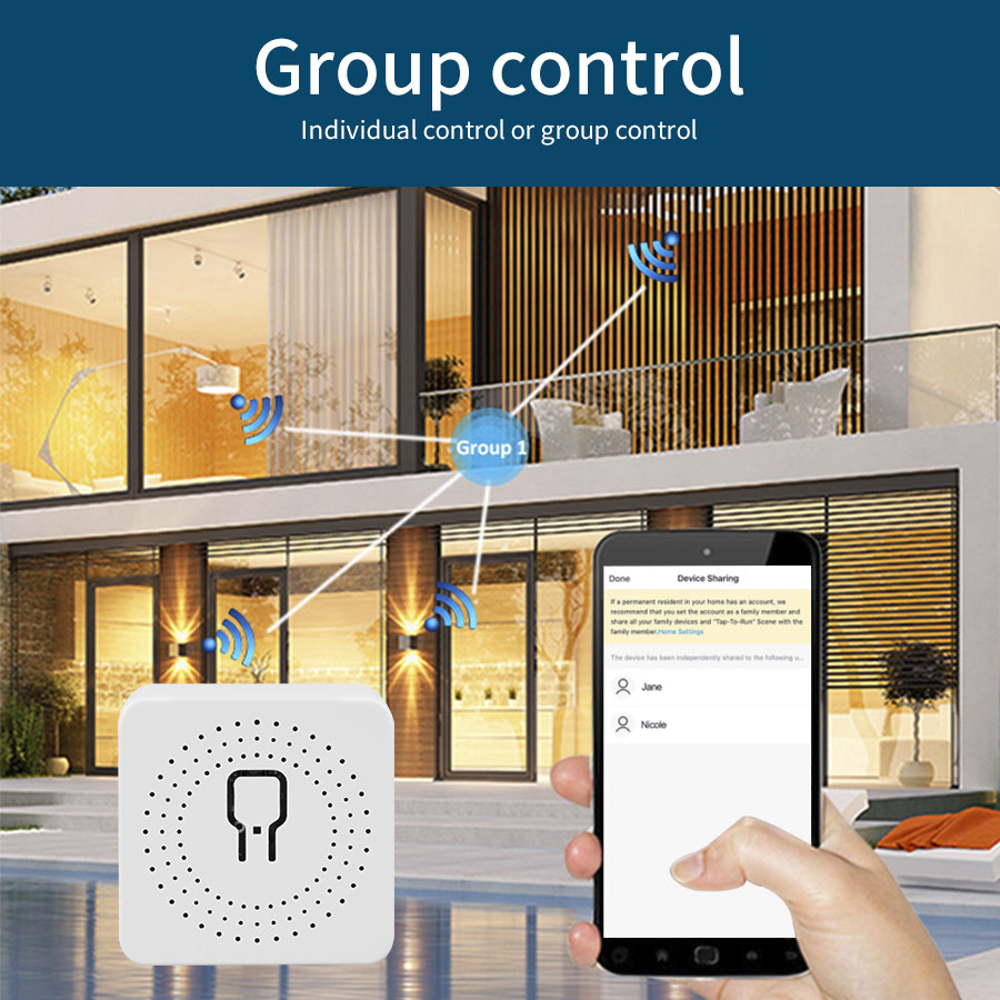 16A/20A WiFi Mini Smart Switch - Home Automation Technology recension och pris